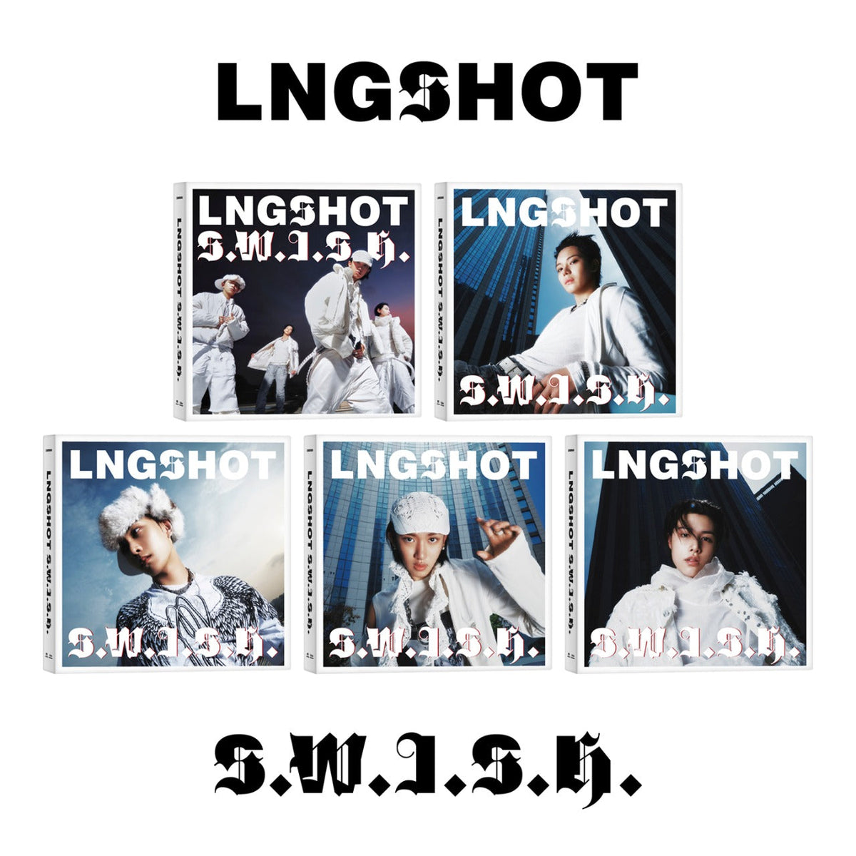 [POB] LNGSHOT - S.W.I.S.H. / EP ALBUM (Standard Ver.)