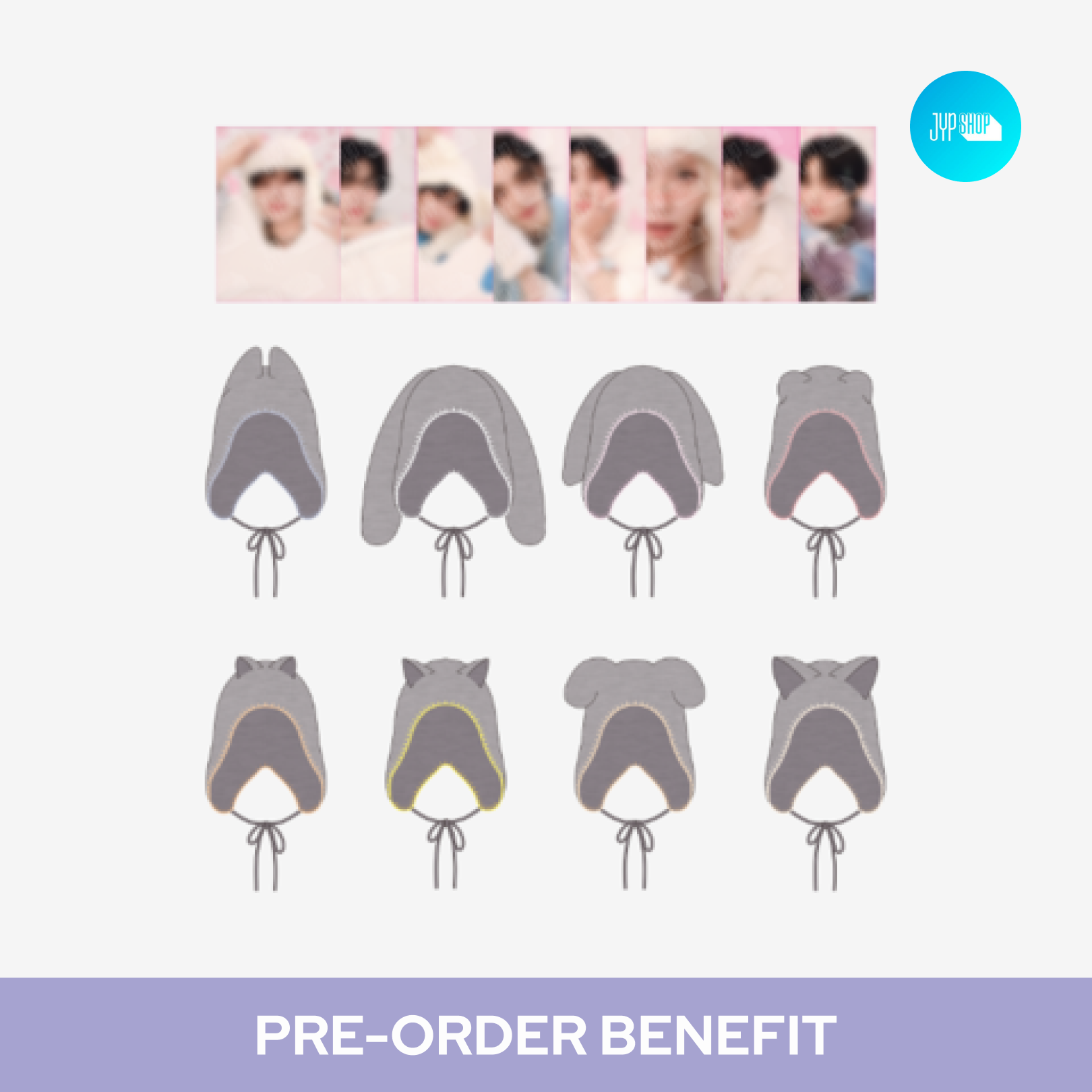 Stray Kids - BEANIE / [SKZ 5'CLOCK] OFFICIAL MERCH