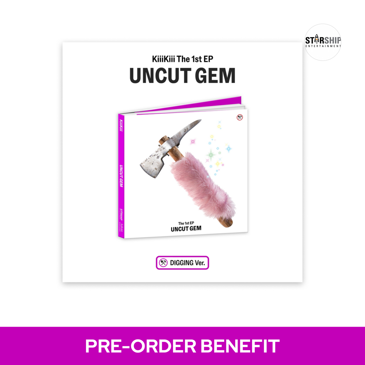 KiiiKiii - UNCUT GEM / The 1st EP ALBUM (DIGGING ver.)