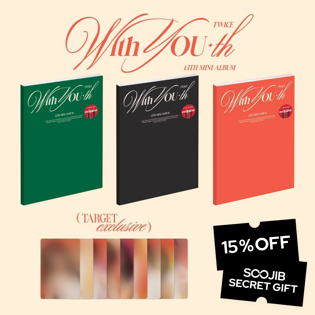 TWICE 13TH MINI ALBUM With YOU-th Target Exclusive (Random)