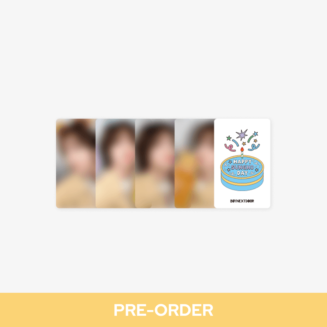 BOYNEXTDOOR - PHOTO CARD SET / HAPPY SUNGHO DAY