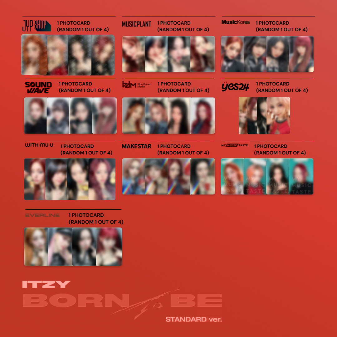 [Easter Clearance][POB] ITZY - BORN TO BE (STANDARD VER.)