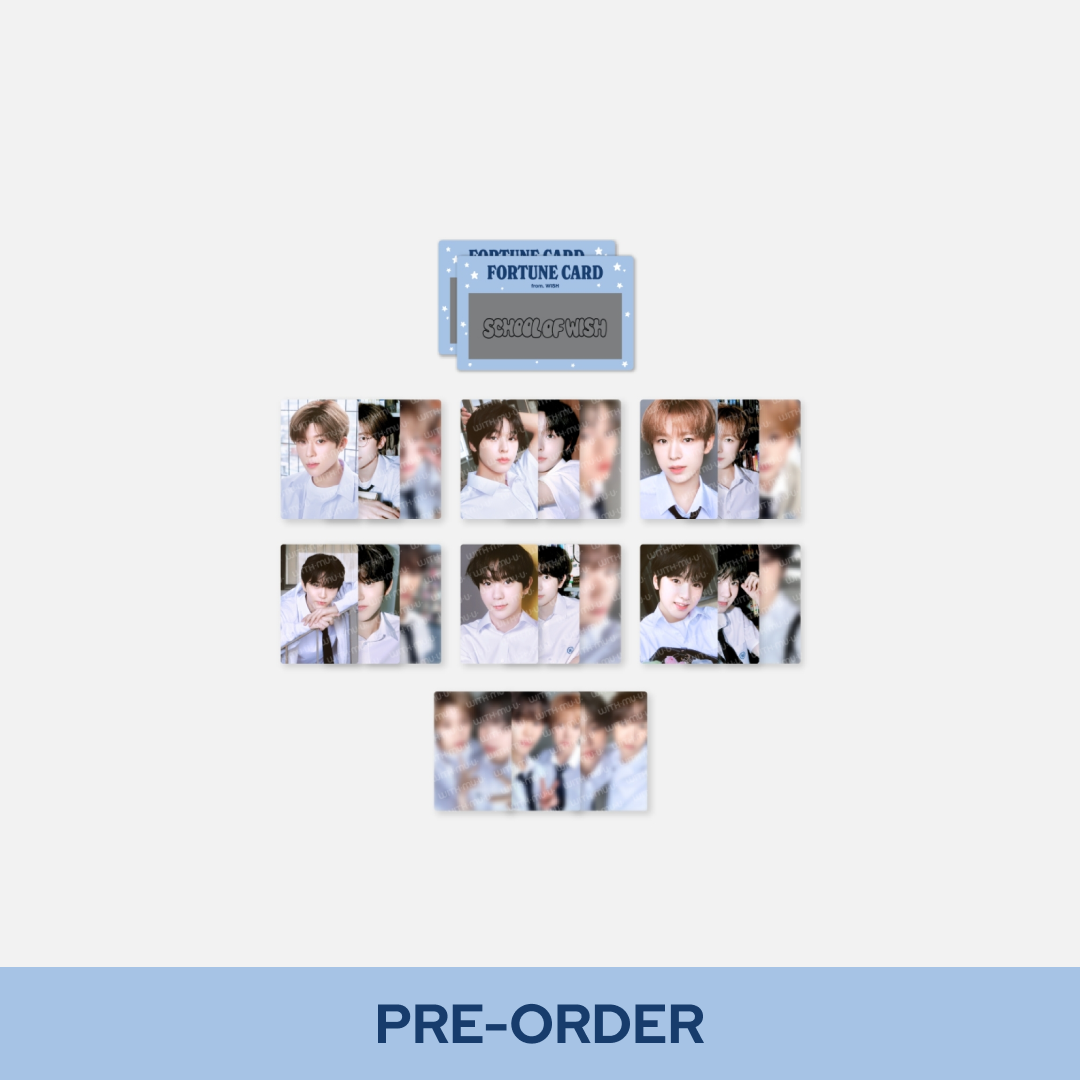 [Easter Clearance] NCT WISH - FORTUNE SCRATCH CARD SET / 2024 NCT WISH FANMEETING [SCHOOL of WISH] OFFICIAL MD