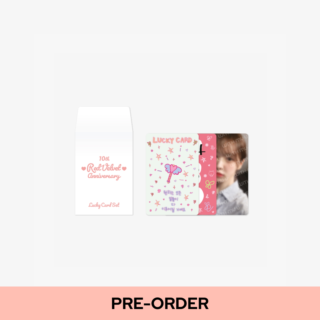 Red Velvet - LUCKY CARD SET / 2024 Red Velvet 10TH ANNIVERSARY MD