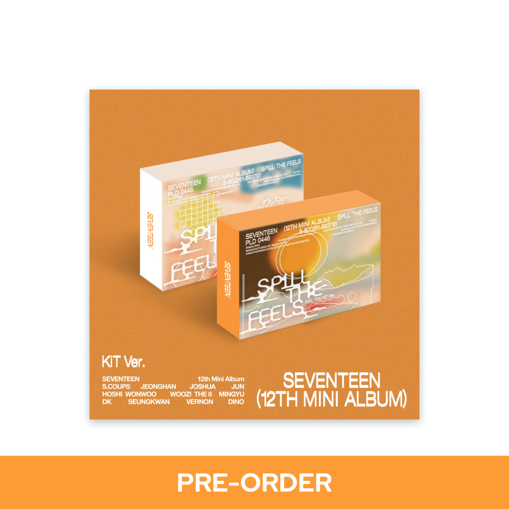 SEVENTEEN - SPILL THE FEELS / 12th Mini Album (KiT ver.)