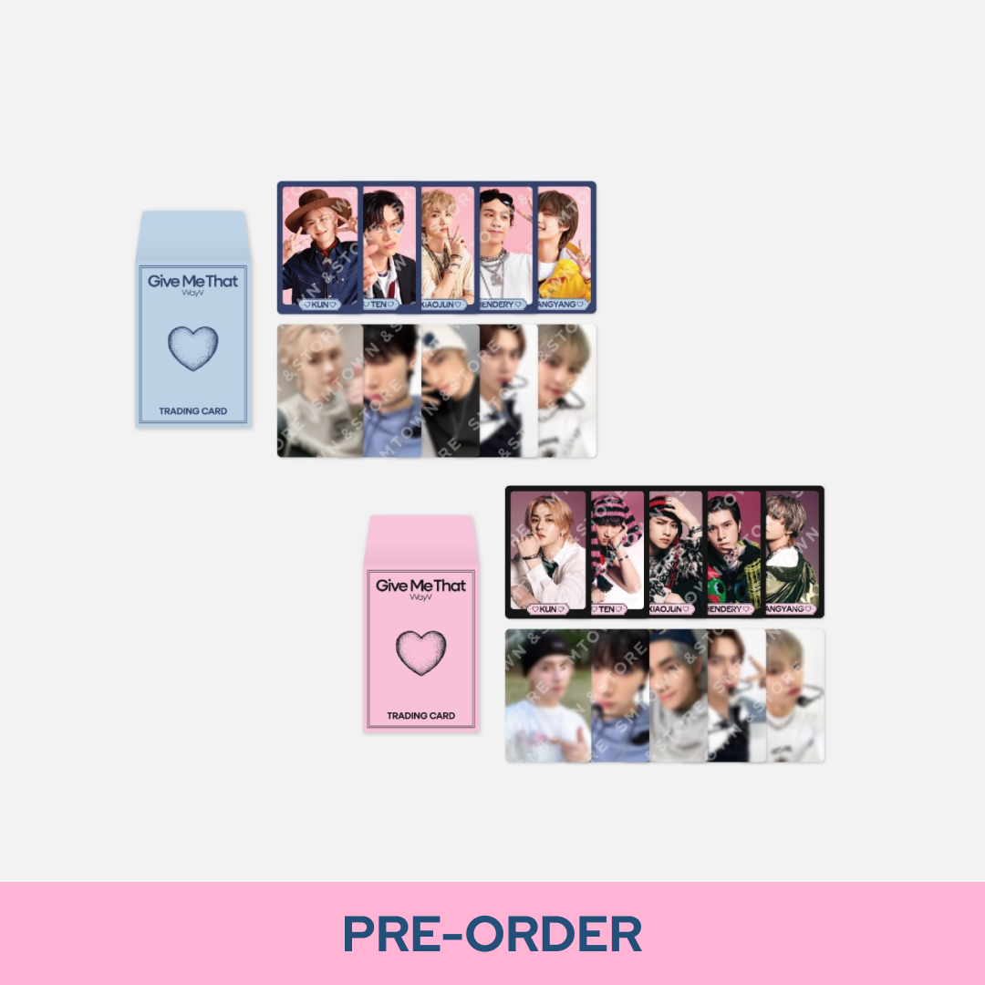 WayV - RANDOM TRADING CARD SET / 2024 [GIVE ME THAT] OFFICIAL MD