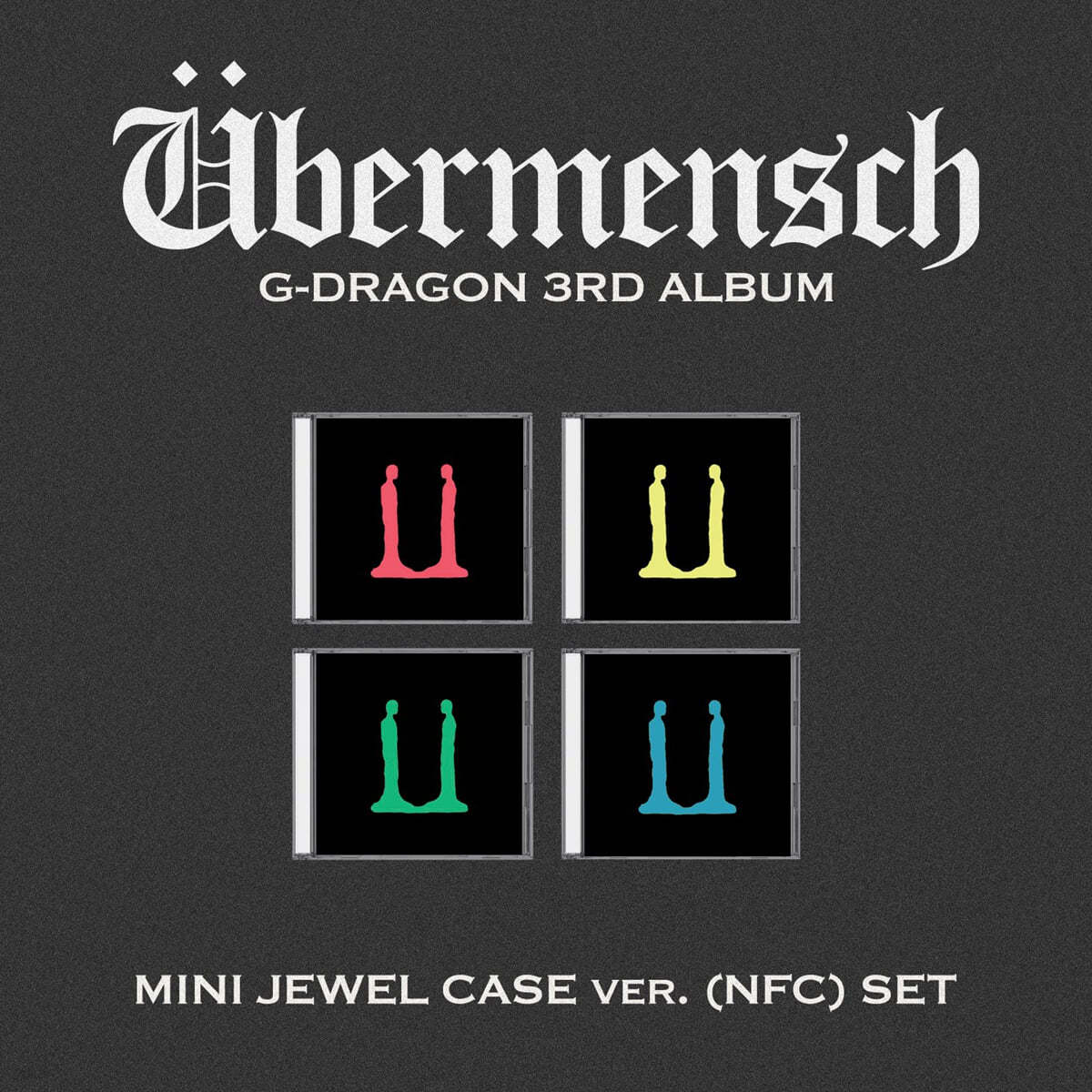 G-DRAGON - Übermensch / 3RD ALBUM (MINI JEWEL ver.)(NFC) *random
