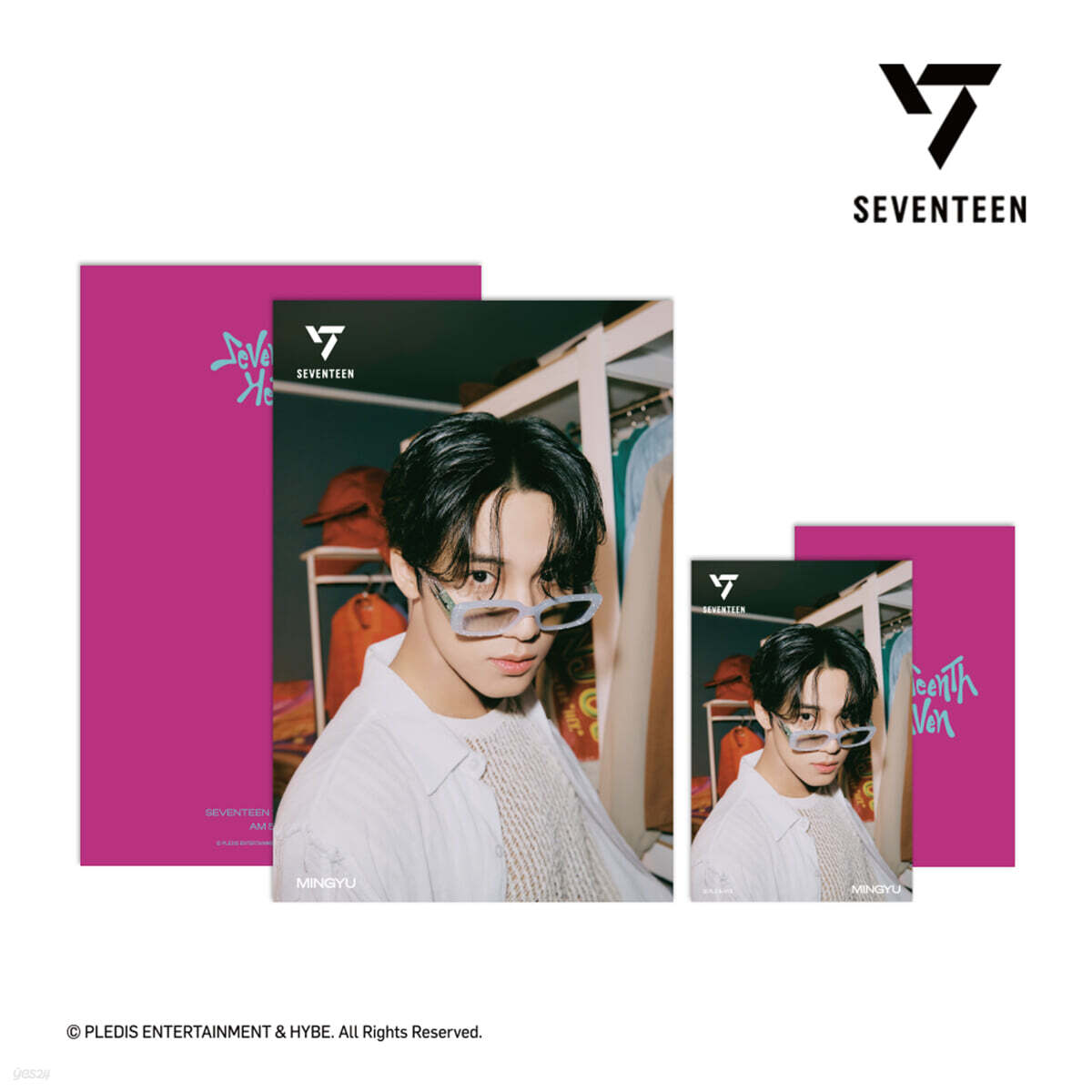 SEVENTEEN - 3D LENTICULAR POSTCARD (AM 5:26 ver.) / 'SEVENTEENTH HEAVEN' OFFICIAL MERCH