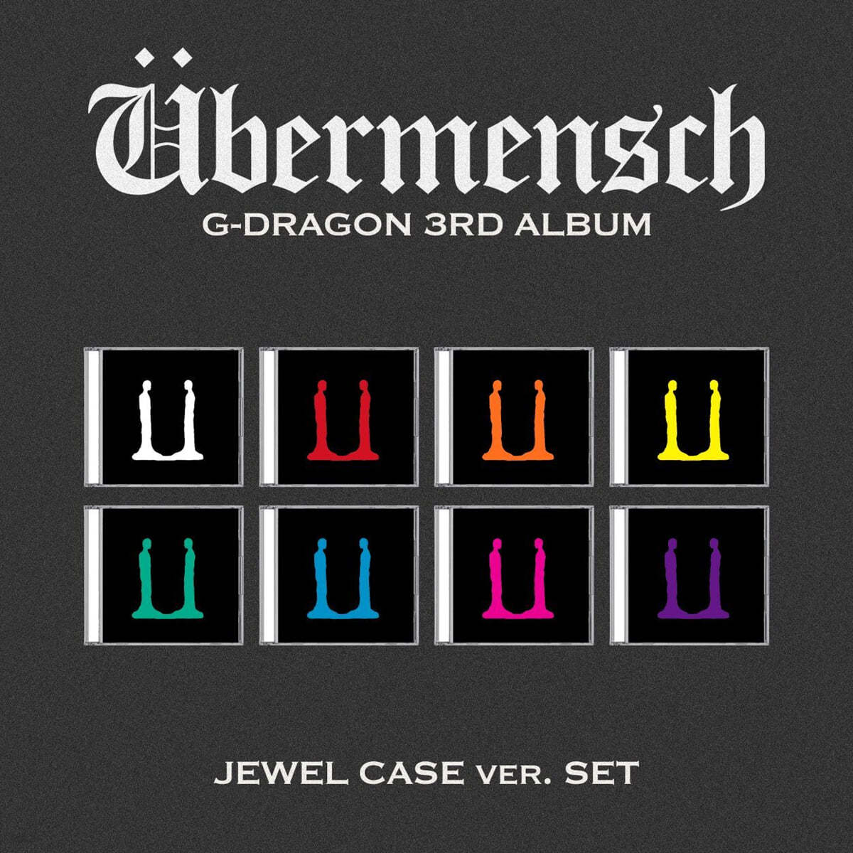 [POB] G-DRAGON - Übermensch / 3RD ALBUM (JEWEL CASE ver.) *Cover Select