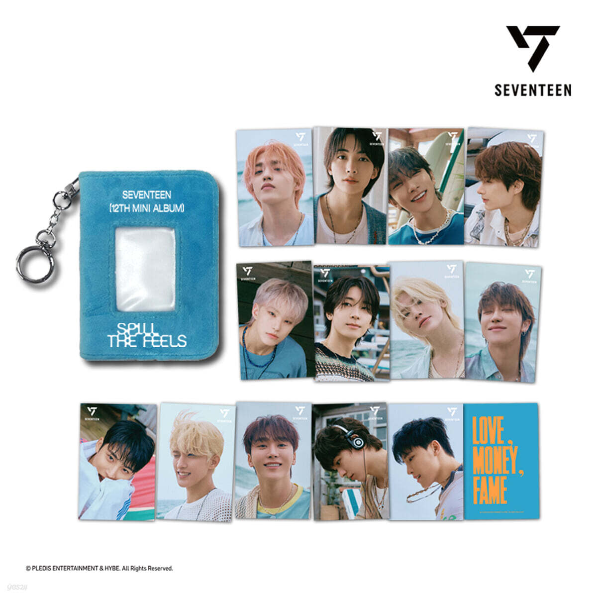 SEVENTEEN - 3D LENTICULAR MINI CARD BINDER / 'SPILL THE FEELS' OFFICIAL MERCH