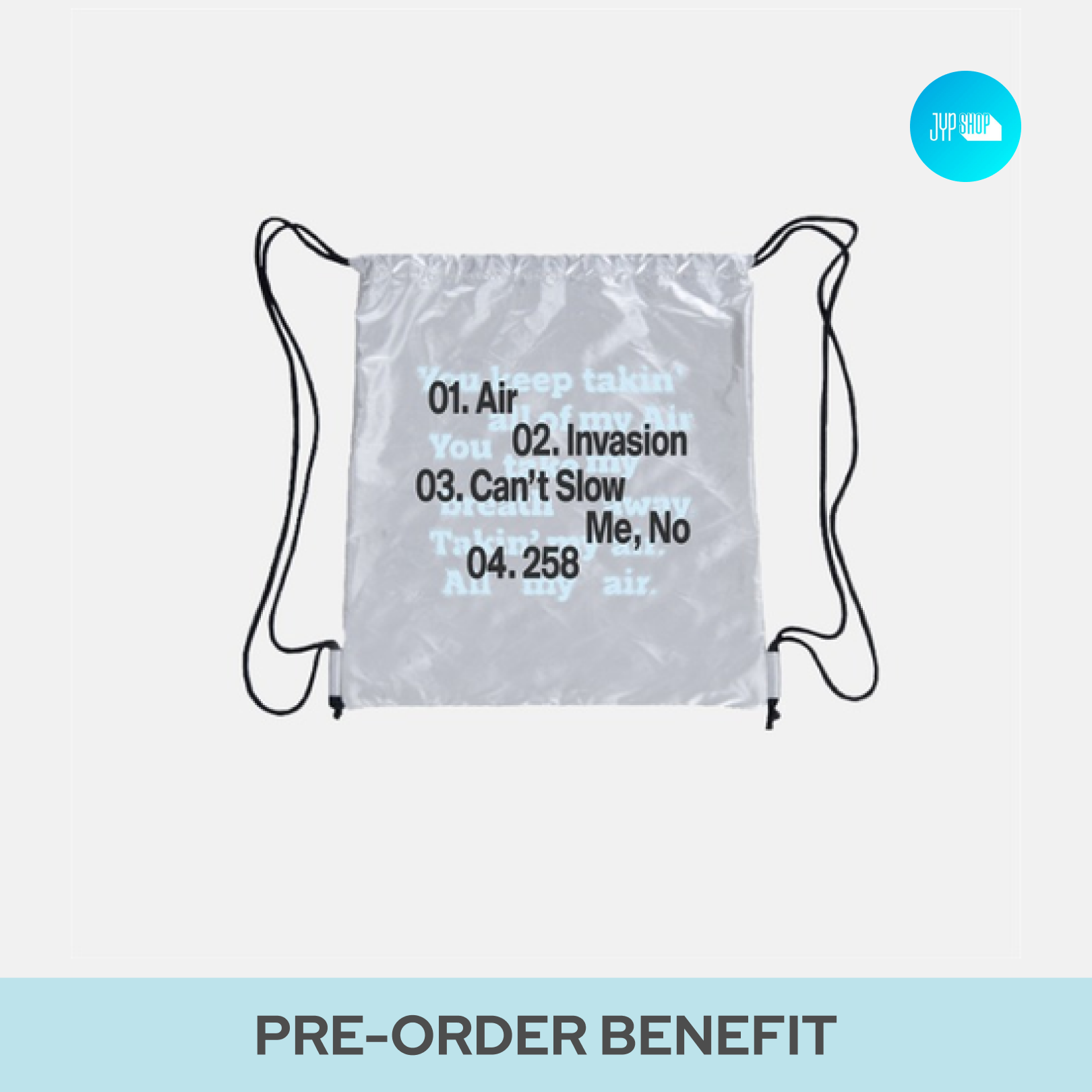 [POB] YEJI (ITZY) - STRING BAG / Air OFFICIAL MERCH