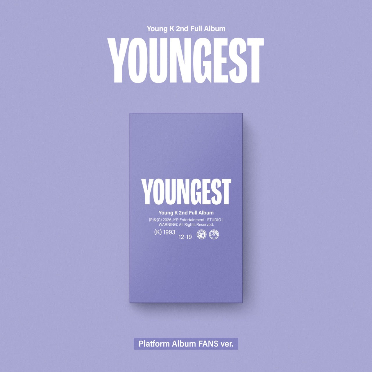 [Pre-order] Young K (DAY6) - YOUNGEST / 2nd Full Album (FANS ver.)