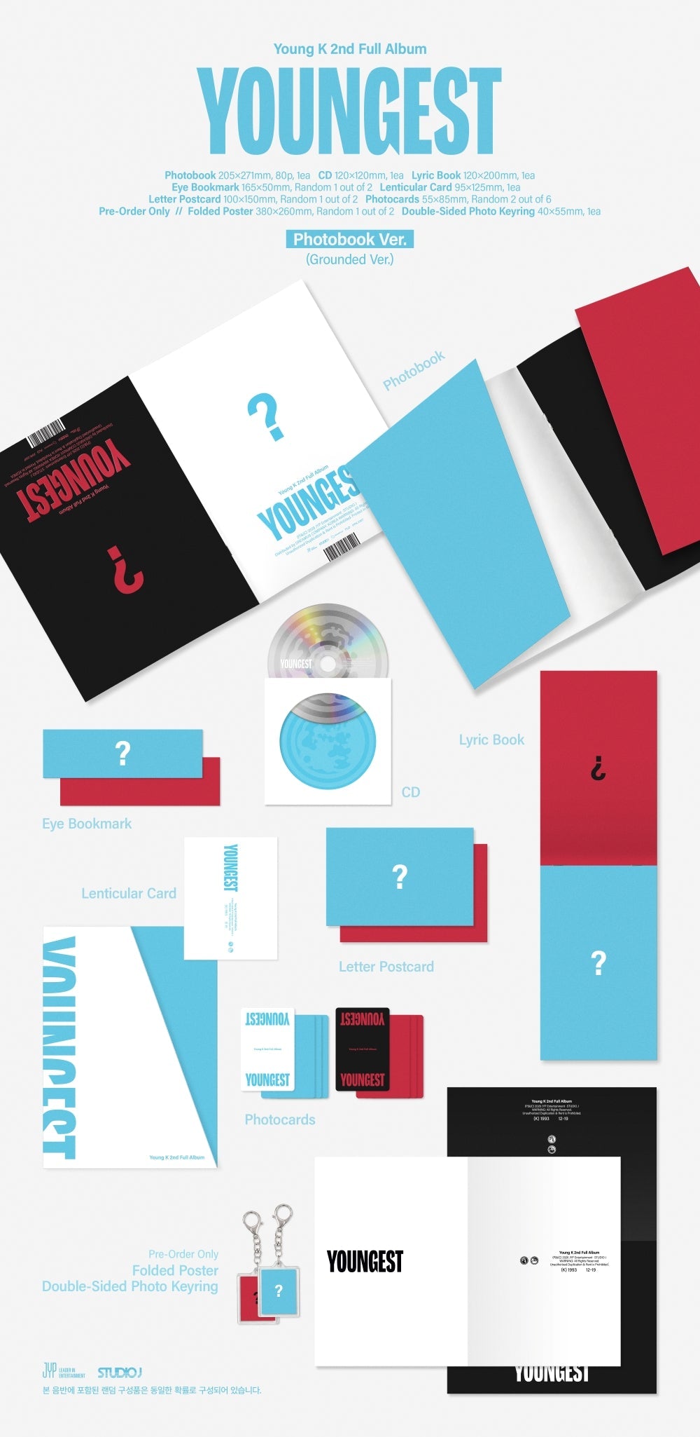 [POB] Young K (DAY6) - YOUNGEST / 2nd Full Album (Photobook ver.)