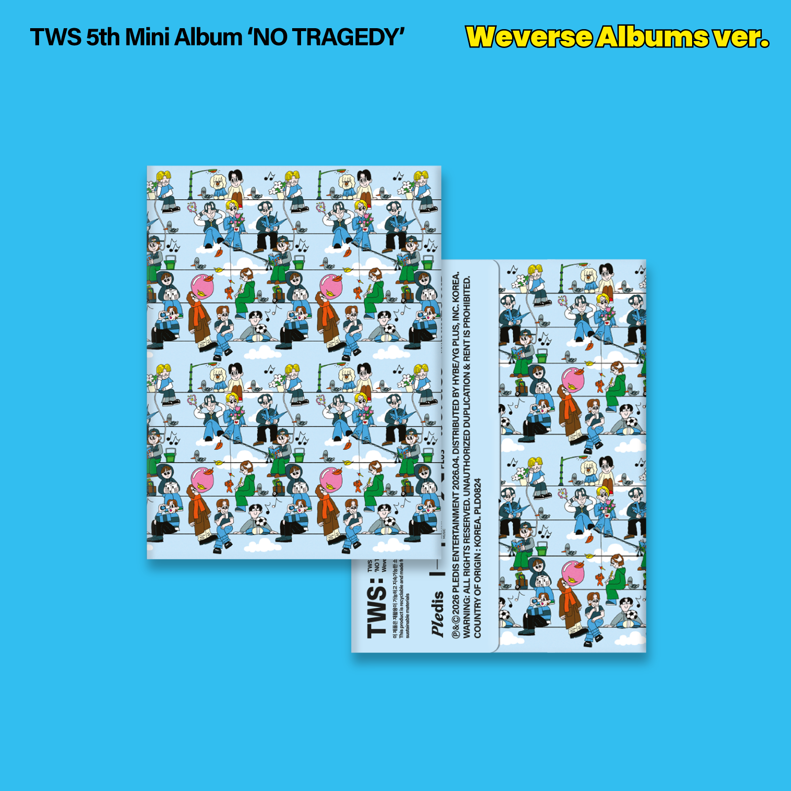 [Pre-order] TWS - NO TRAGEDY / 5th Mini Album (Weverse Albums ver.)