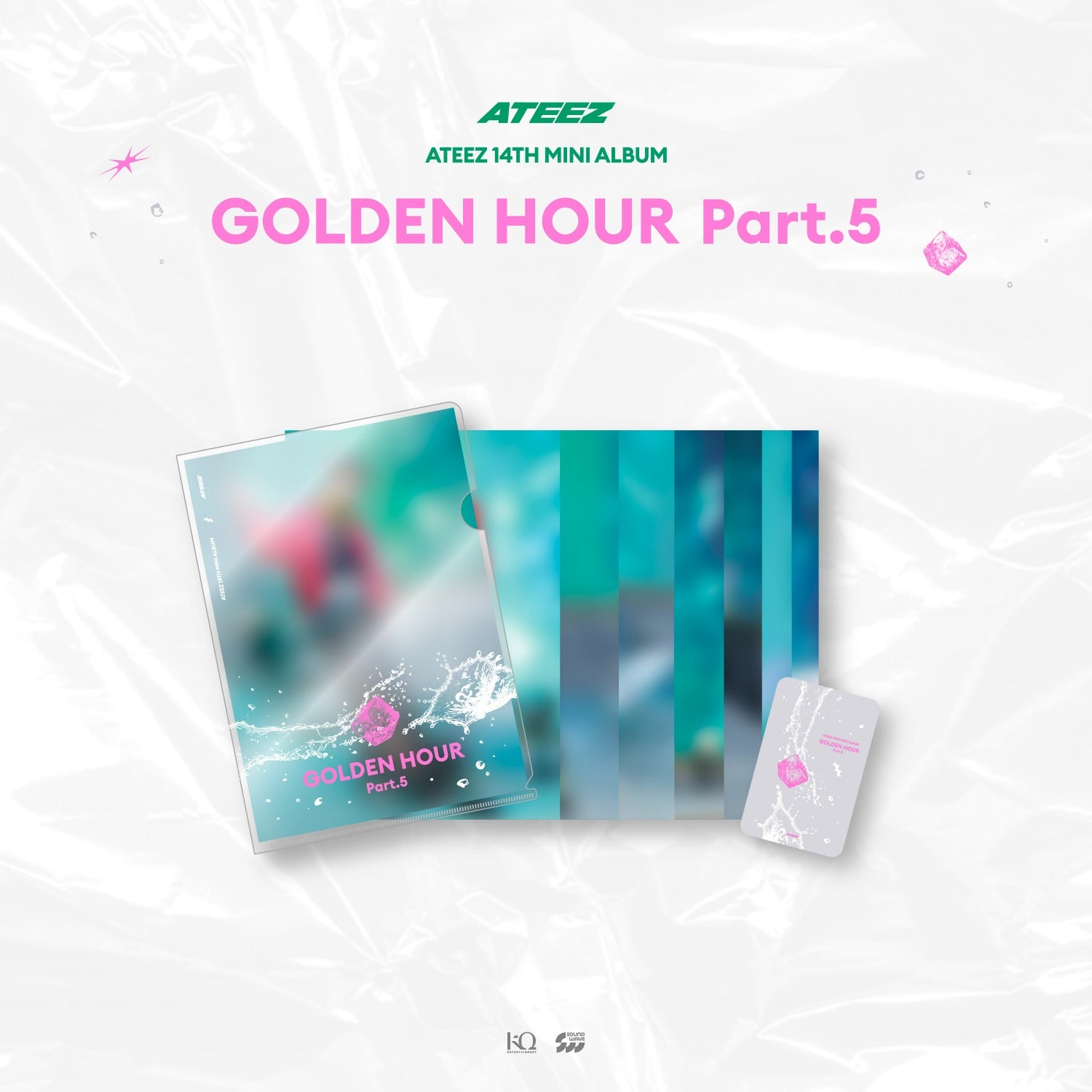 [Pre-order] ATEEZ - L-HOLDER PHOTO SET / GOLDEN HOUR : Part.5 POP-UP STORE MD