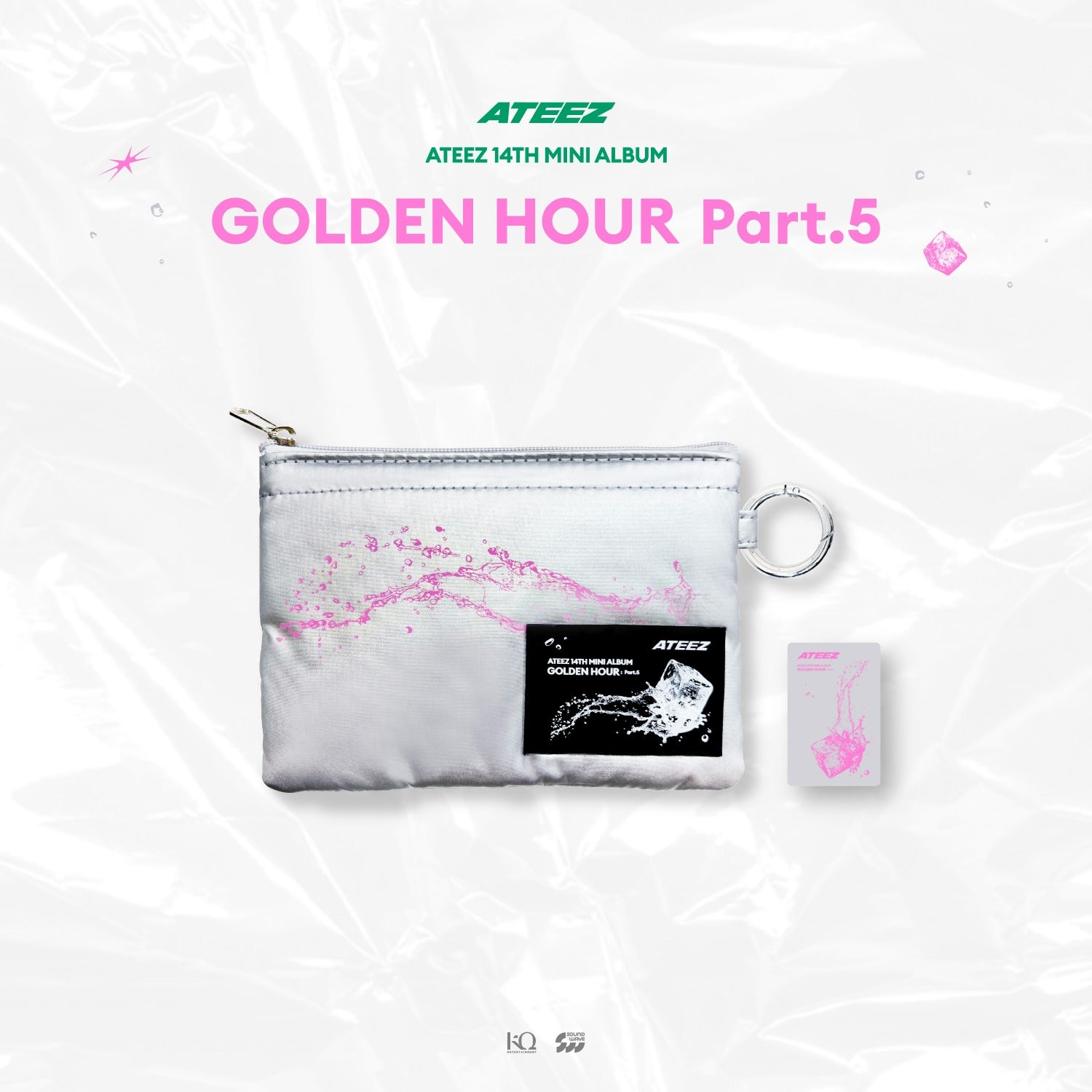 [Pre-order] ATEEZ - MINI POUCH / GOLDEN HOUR : Part.5 POP-UP STORE MD
