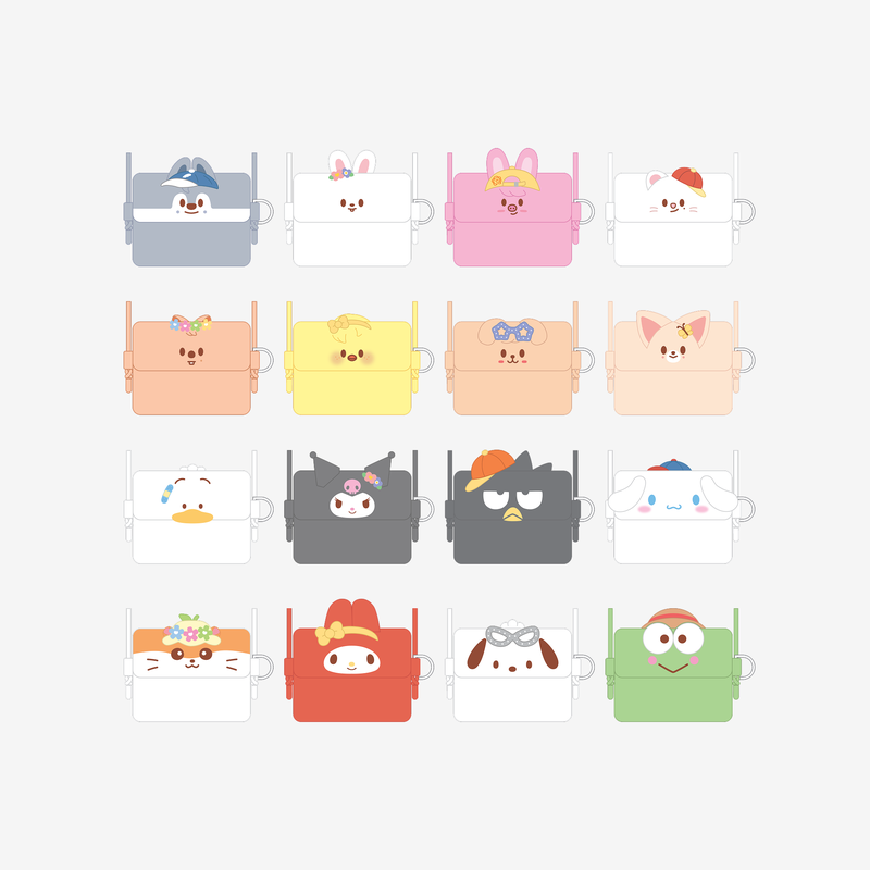 [Pre-order] Stray Kids - CARD WALLET CROSS BAG / SKZOO X SANRIO CHARACTERS