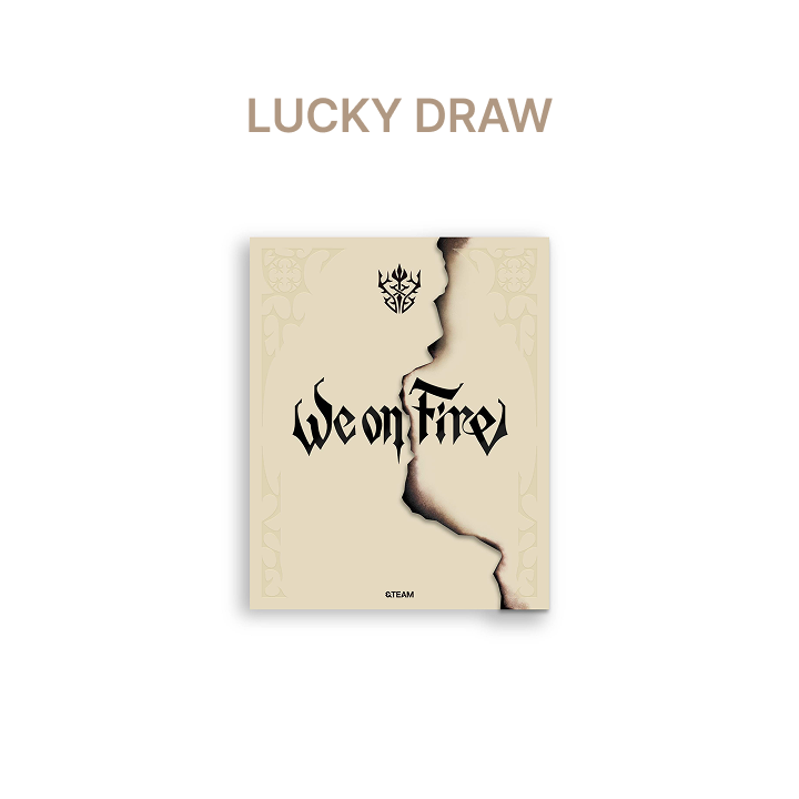 [POB] [LUCKY DRAW] &TEAM - 『We on Fire』 / 3rd EP / LIMITED EDITION