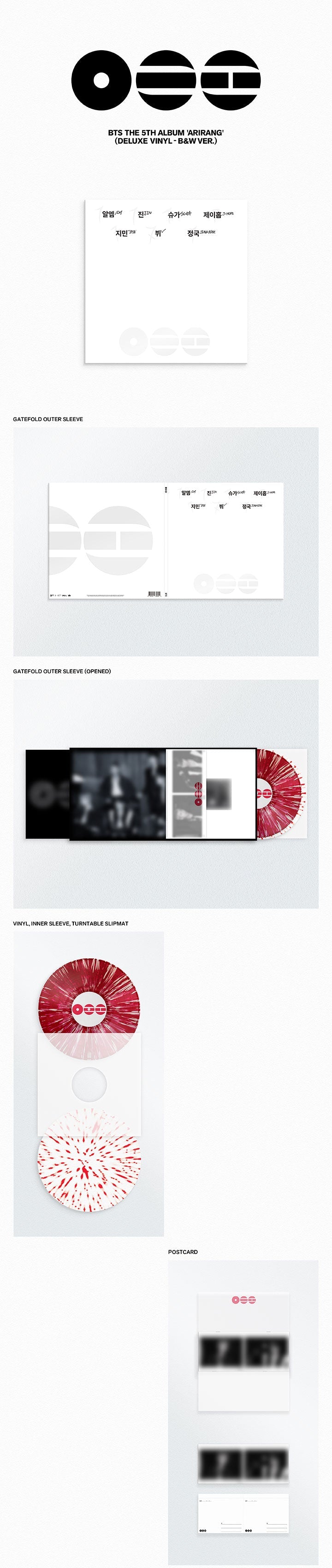 [POB] BTS - ARIRANG / THE 5TH ALBUM (Deluxe Vinyl, BUSAN Special) *Random