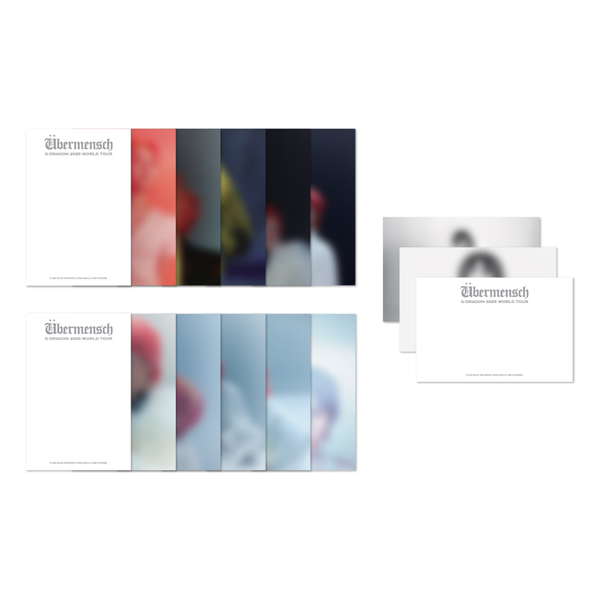 [POB] G-DRAGON - POSTCARD SET / G-DRAGON 2025 WORLD TOUR IN KOREA OFFICIAL MD
