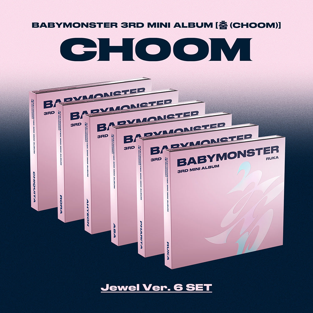 [POB] BABYMONSTER - CHOOM / 3RD MINI ALBUM (Jewel Ver.)(SET)