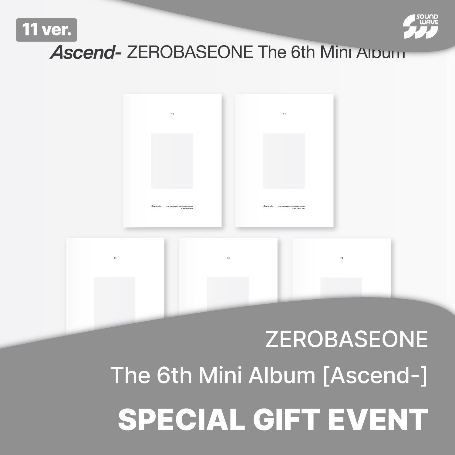 [Pre-order] ZEROBASEONE - [Ascend-] / 6th Mini Album (11 Ver.)