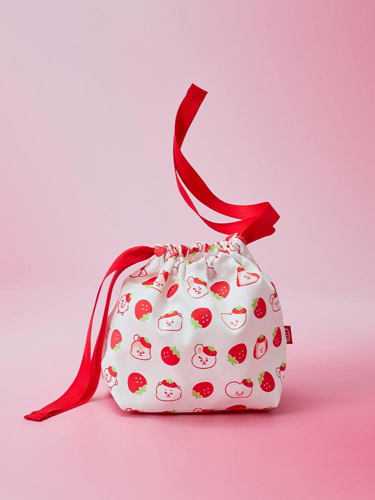 BT21 - String Pouch  / BT21 Strawberry Party