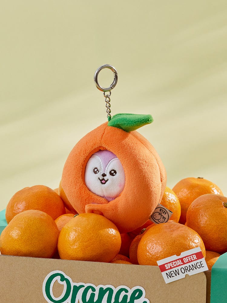 BT21 - baby plush keyring / BT21 Orange party (Mang ver.)
