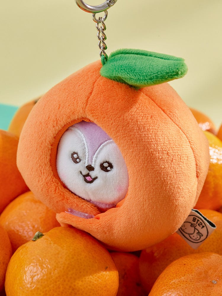 BT21 - baby plush keyring / BT21 Orange party (Mang ver.)