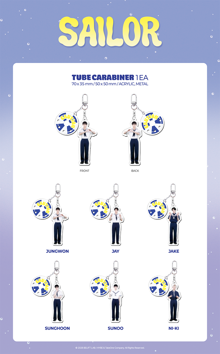 [Pre-order] ENHYPEN - TUBE CARABINER / ENHYPEN WORLD