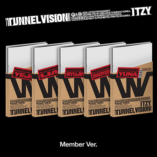 ITZY - TUNNEL VISION (Member Ver.)