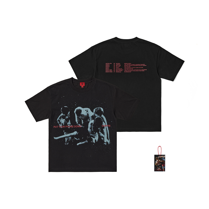 [Pre-order] CORTIS - TOUR Routing T-Shirt (Black) / 2026 CORTIS TOUR PUT YOUR PHONE DOWN
