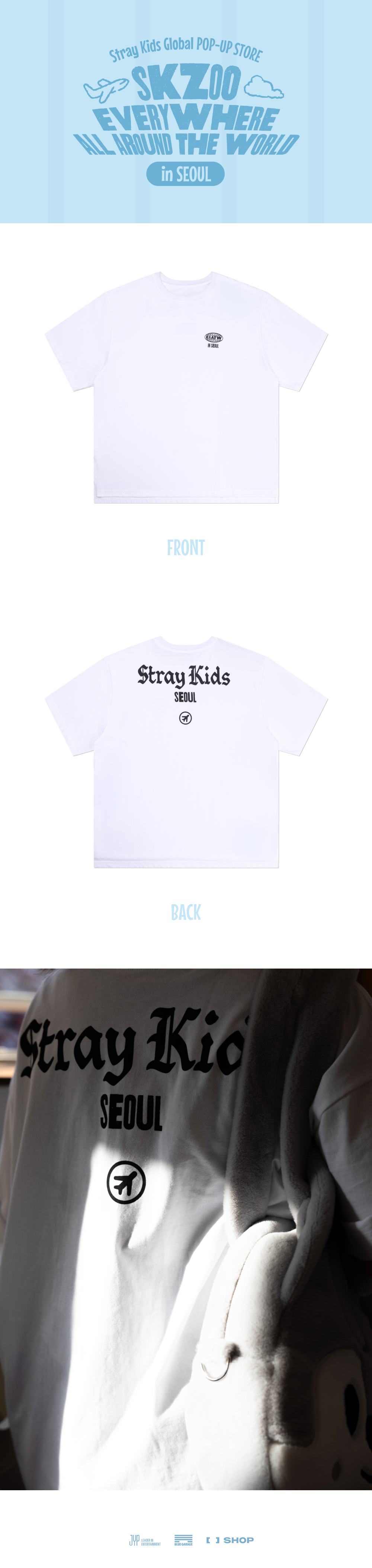 Stray Kids - T-SHIRT SEOUL Ver. / SKZOO Everywhere All Around The World in SEOUL
