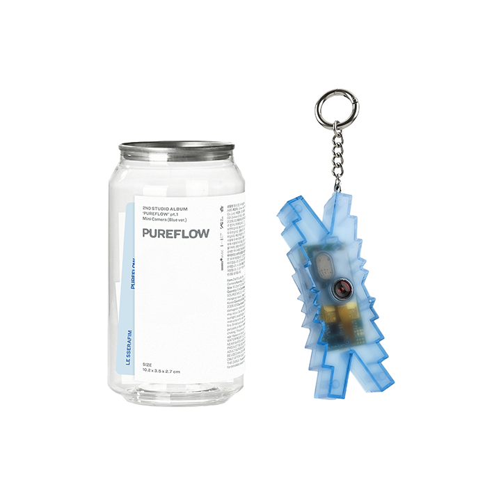 [Pre-order] LE SSERAFIM - PUREFLOW / 2nd Studio Album pt.1 Mini Camera (Blue ver.)