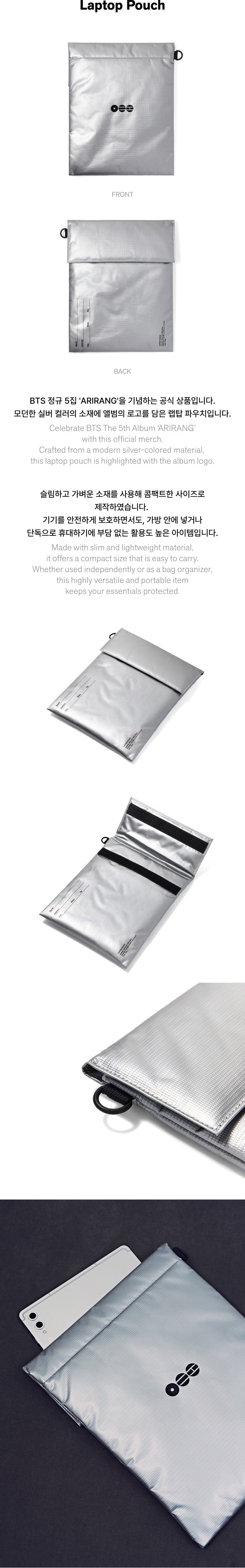BTS - Laptop Pouch / 5th Mini Album 'ARIRANG' Merch