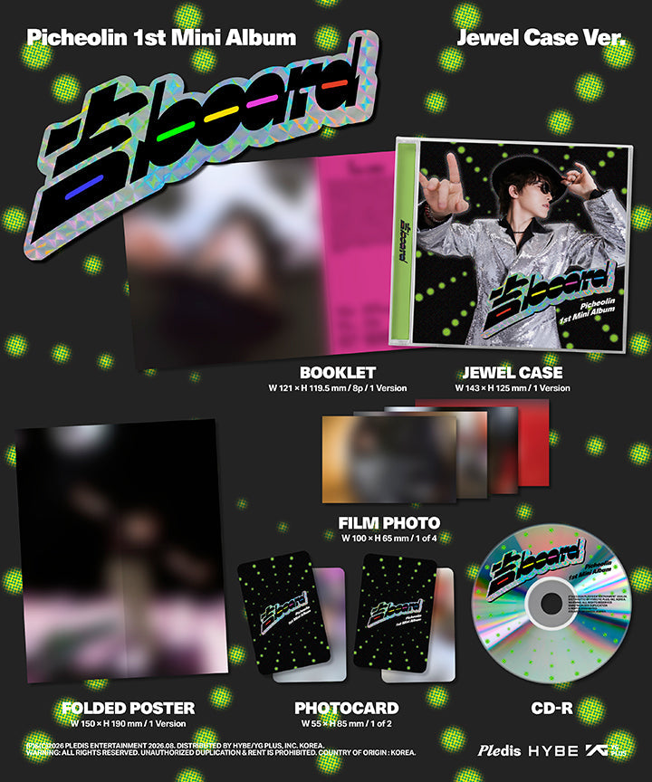 [POB] Picheolin(SEVENTEEN) - 吉BOARD / 1st Mini Album (Jewel Case Ver.)