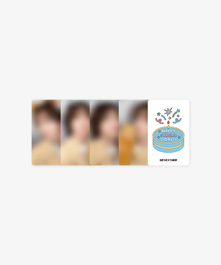 BOYNEXTDOOR - PHOTO CARD SET / HAPPY SUNGHO DAY