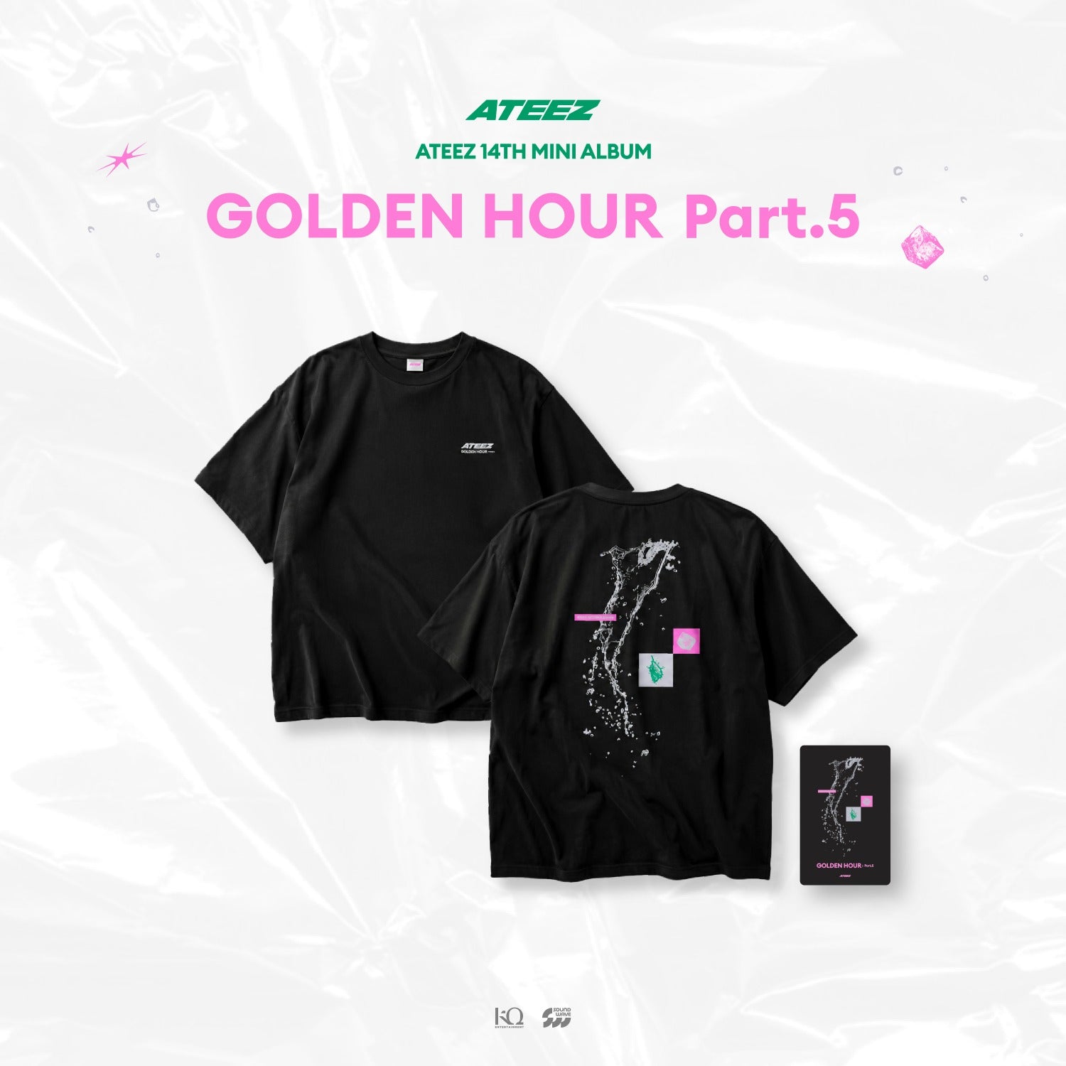 [Pre-order] ATEEZ - SHORT SLEEVE T-SHIRT / GOLDEN HOUR : Part.5 POP-UP STORE MD