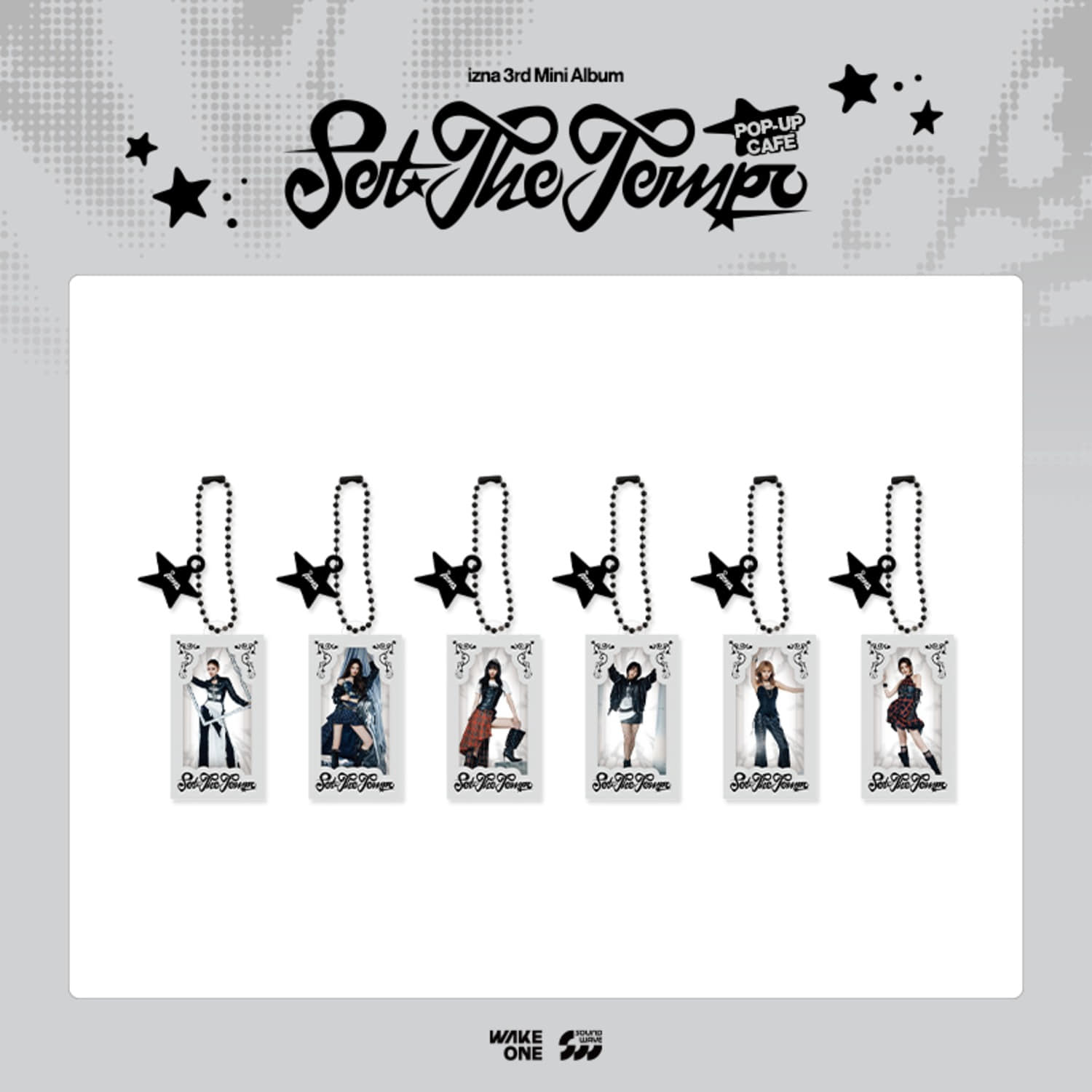 [Pre-order] izna - RANDOM MINIATURE KEYRING / SET THE TEMPO POP-UP STORE MD