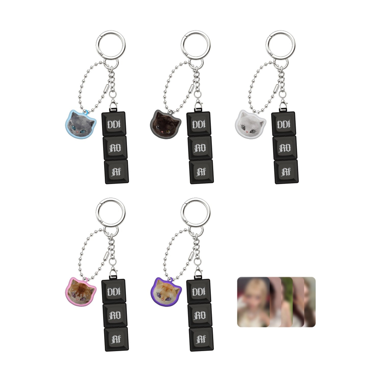[Pre-order] MEOVV - KEYCAP KEYRING / THE 2nd EP ALBUM [BITE NOW] POP-UP MD