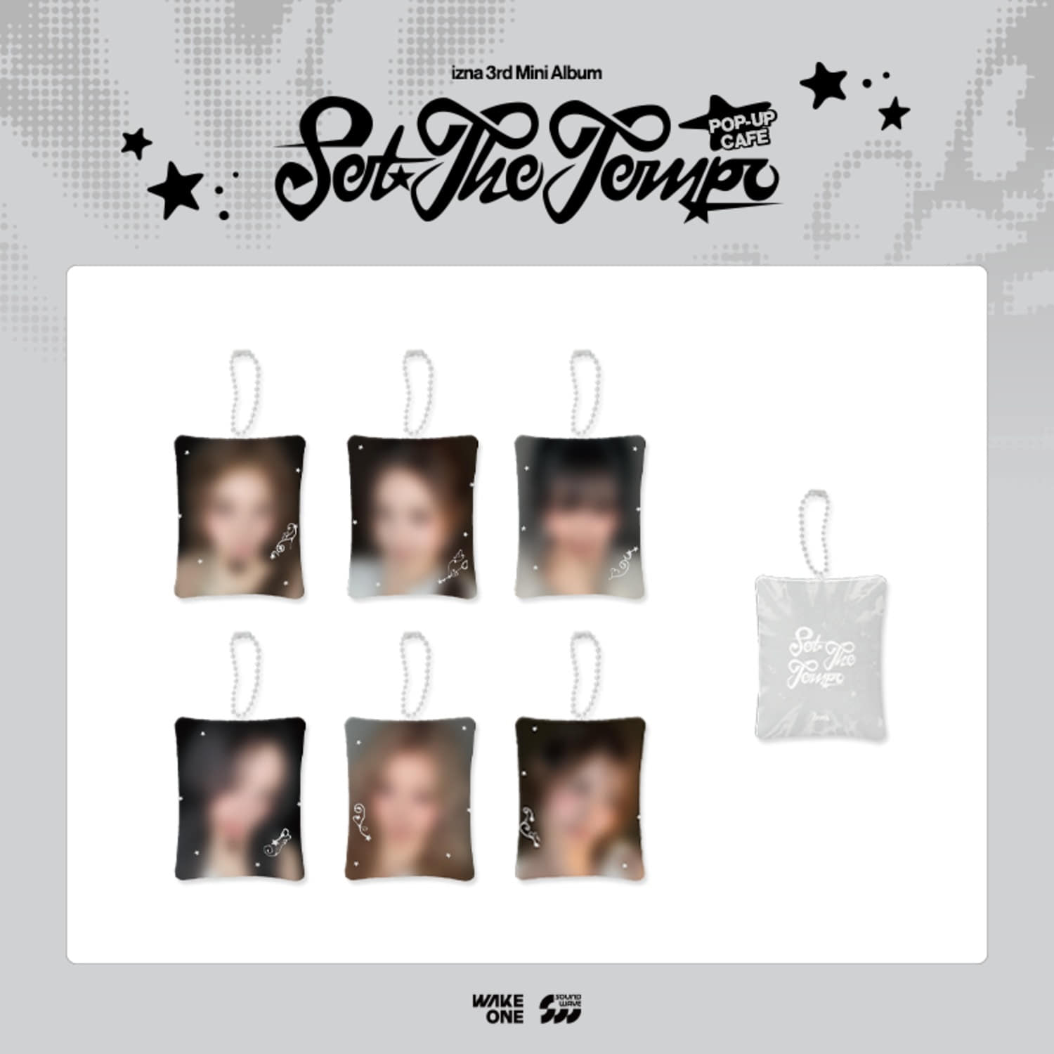 [Pre-order] izna - CUSHION KEYRING / SET THE TEMPO POP-UP STORE MD