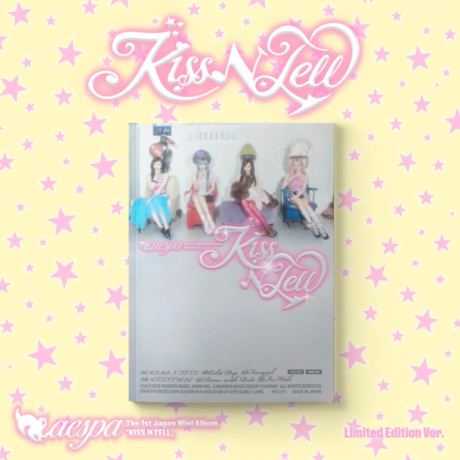 [Pre-order] aespa - Kiss N Tell / Japan 1st Mini Album(Limited Edition Ver.)