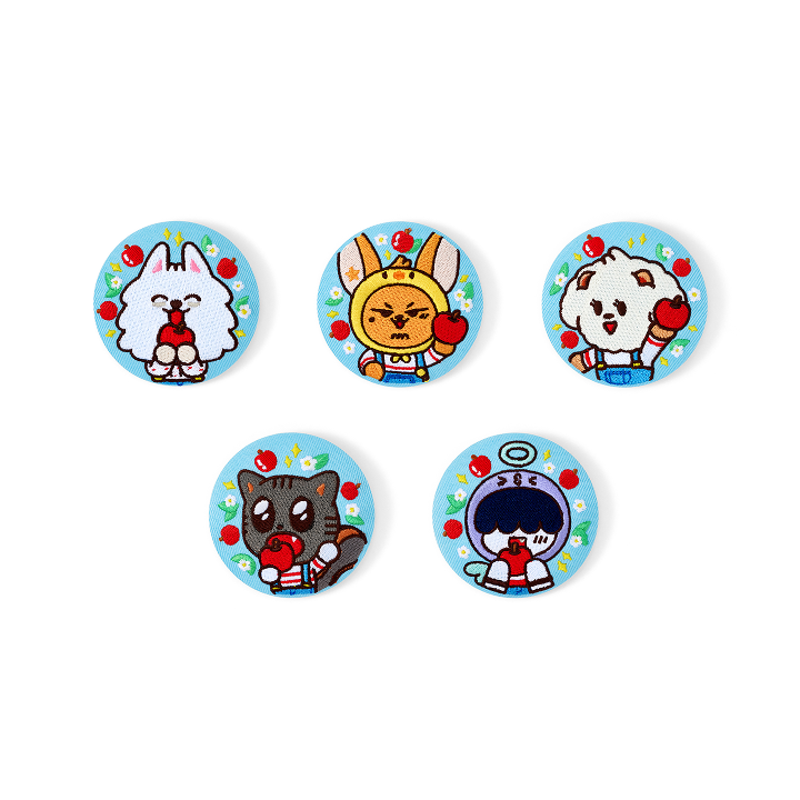 TOMORROW X TOGETHER - Embroidery Can Badge / PPULBATU <Hey! APPUL> MD