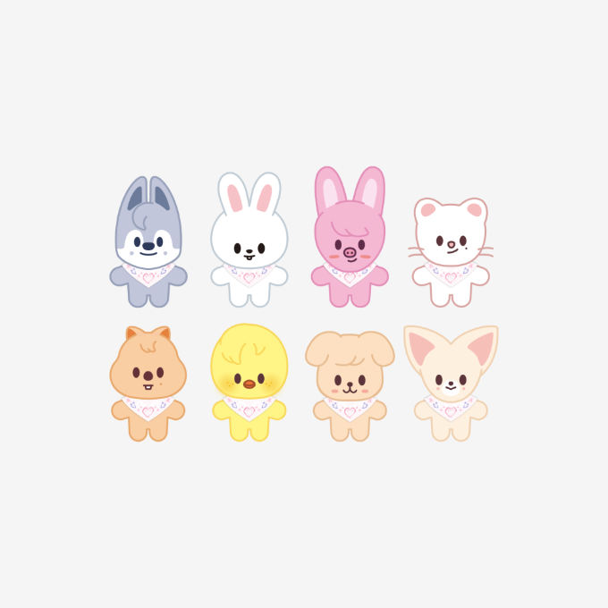 Stray Kids - SKZOO PLUSH (10CM ver.) / [SKZ 5'CLOCK]