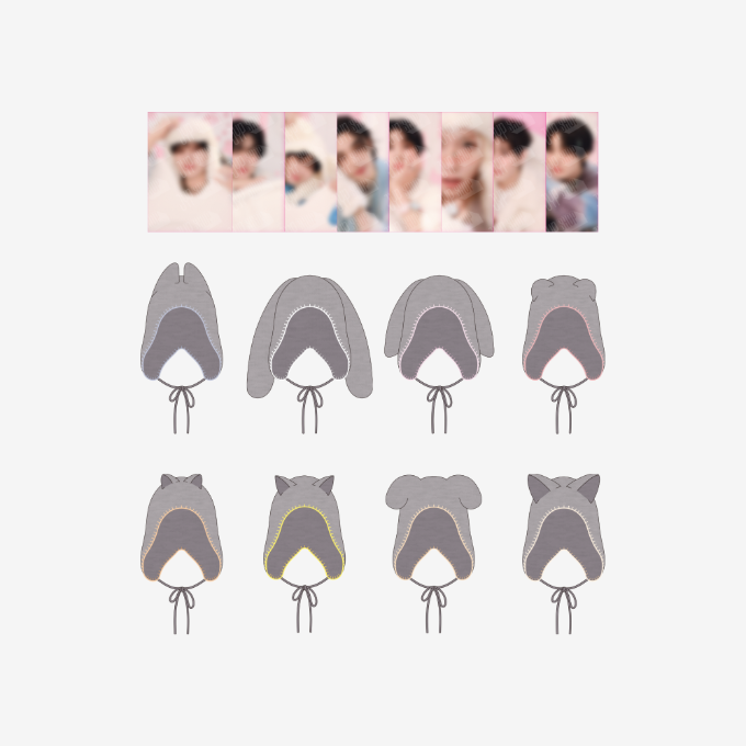 Stray Kids - BEANIE / [SKZ 5'CLOCK] OFFICIAL MERCH
