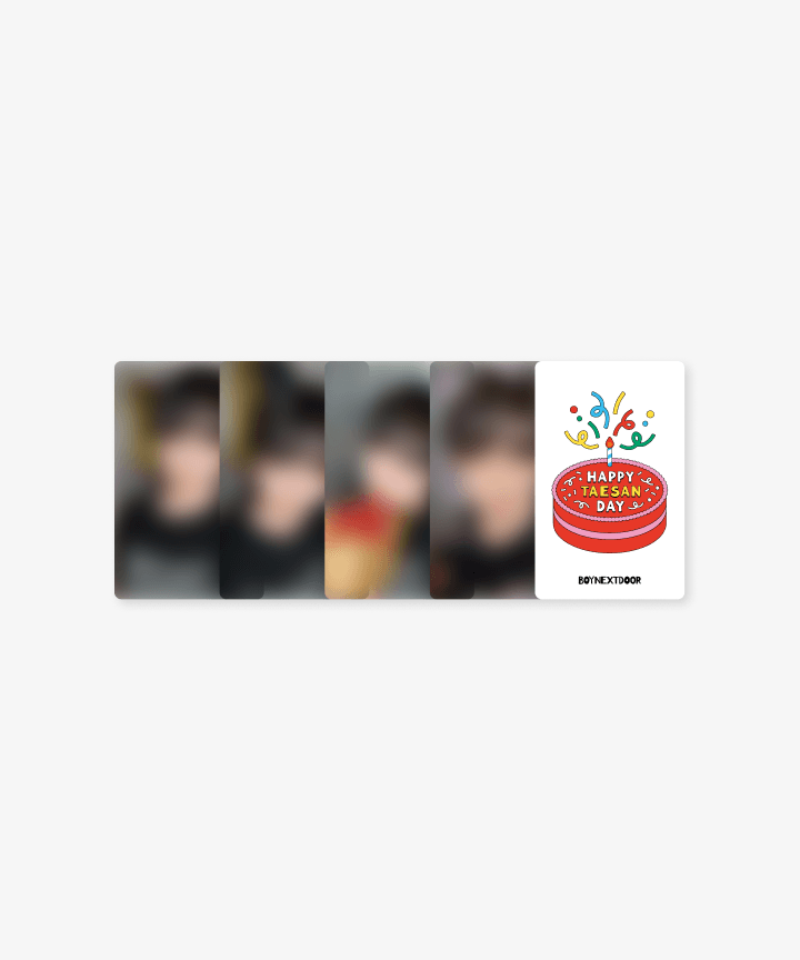 BOYNEXTDOOR - PHOTO CARD SET / HAPPY TAESAN DAY