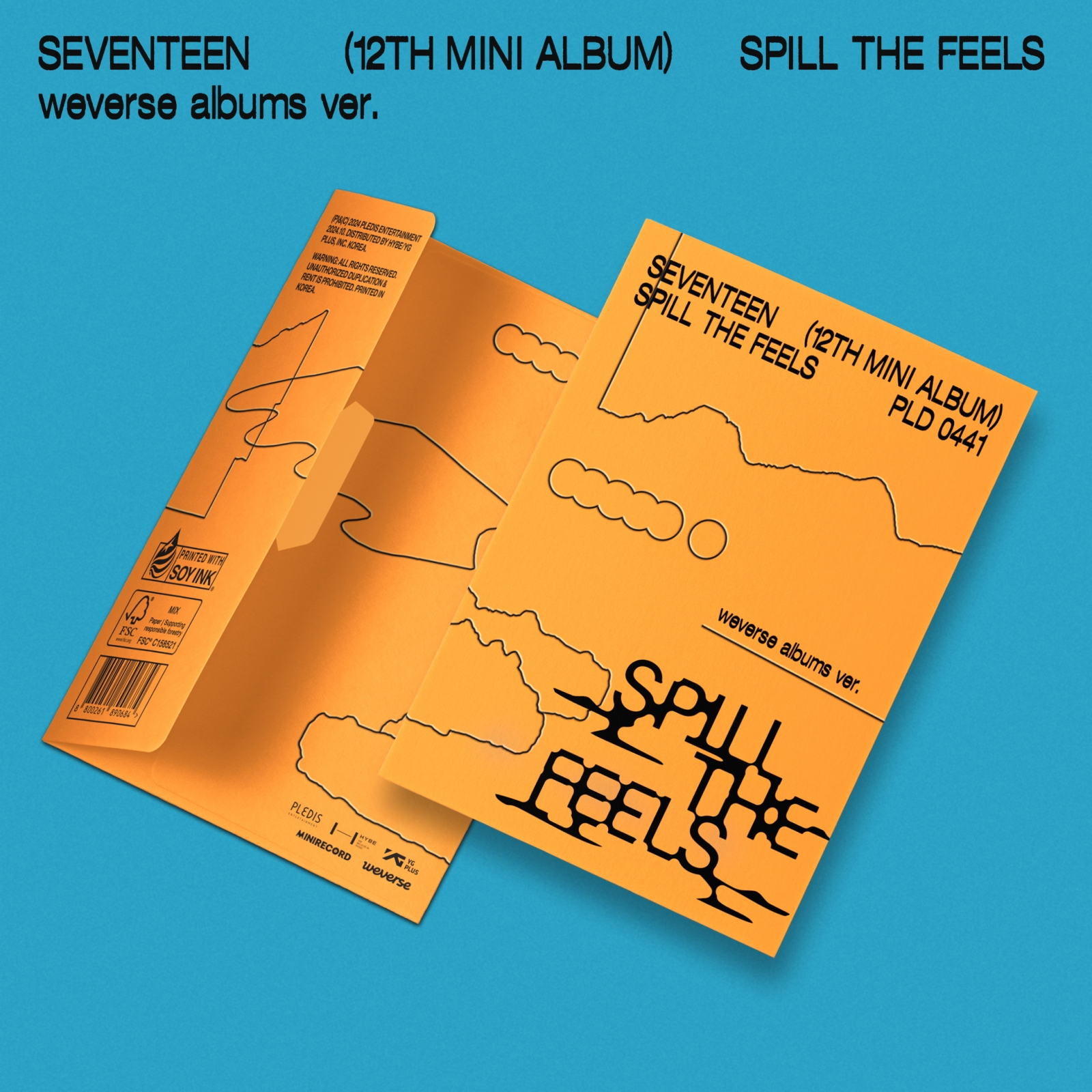 SEVENTEEN - SPILL THE FEELS / 12th Mini Album (Weverse Albums ver.)