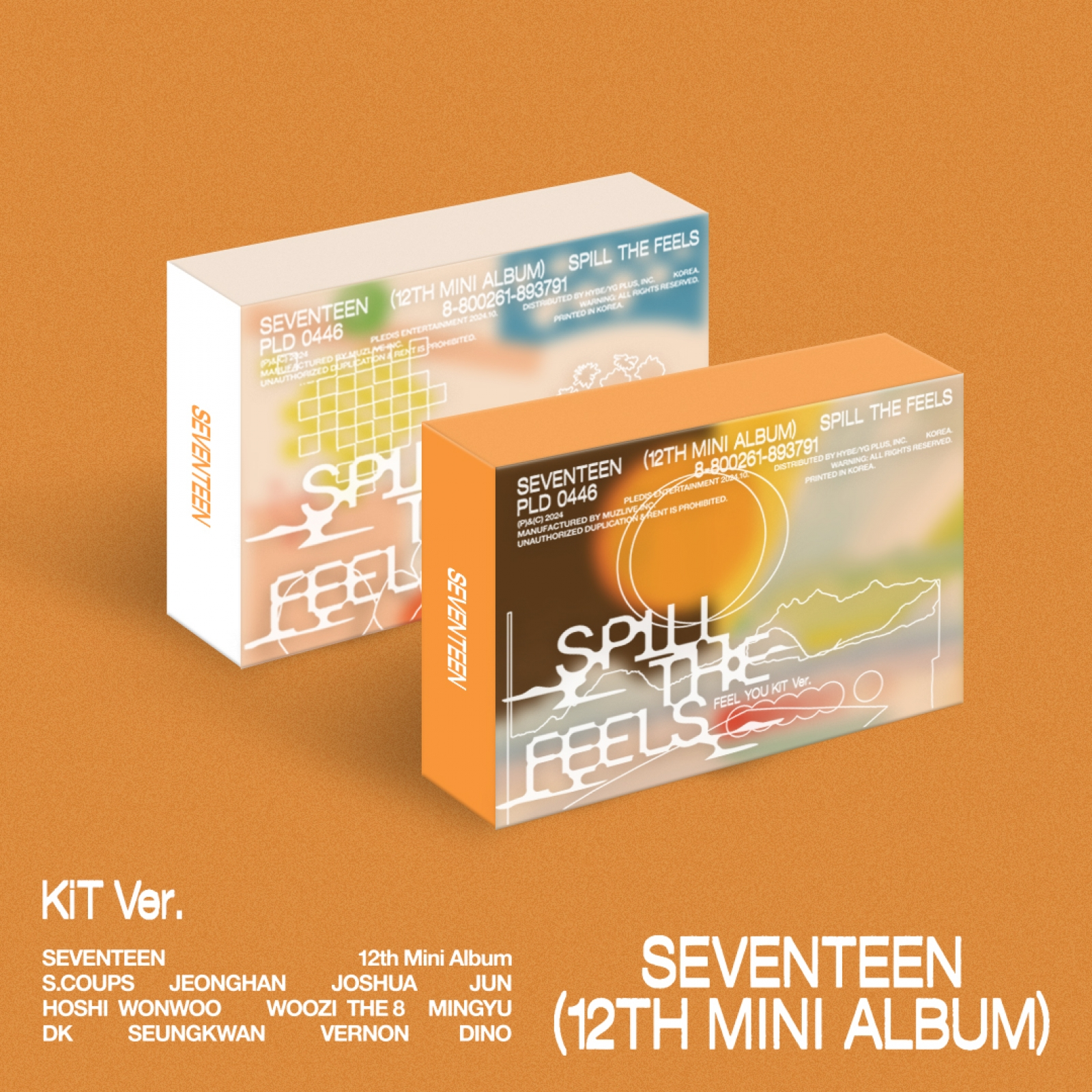 SEVENTEEN - SPILL THE FEELS / 12th Mini Album (KiT ver.)