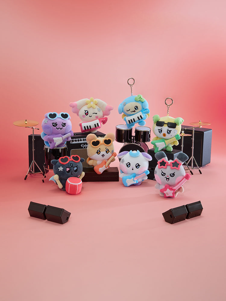 Mighteez - Rockstar Plush Keyring / Mighteez Rock the Stage