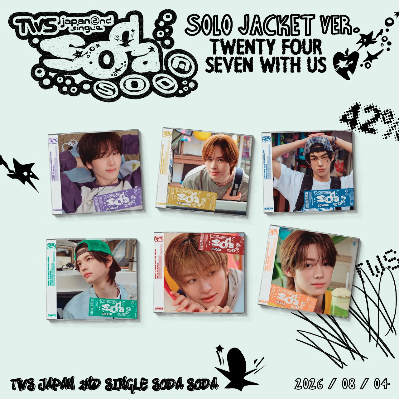 [Pre-order] TWS - SODA SODA / Japan 2nd Single (Solo Jacket ver.)
